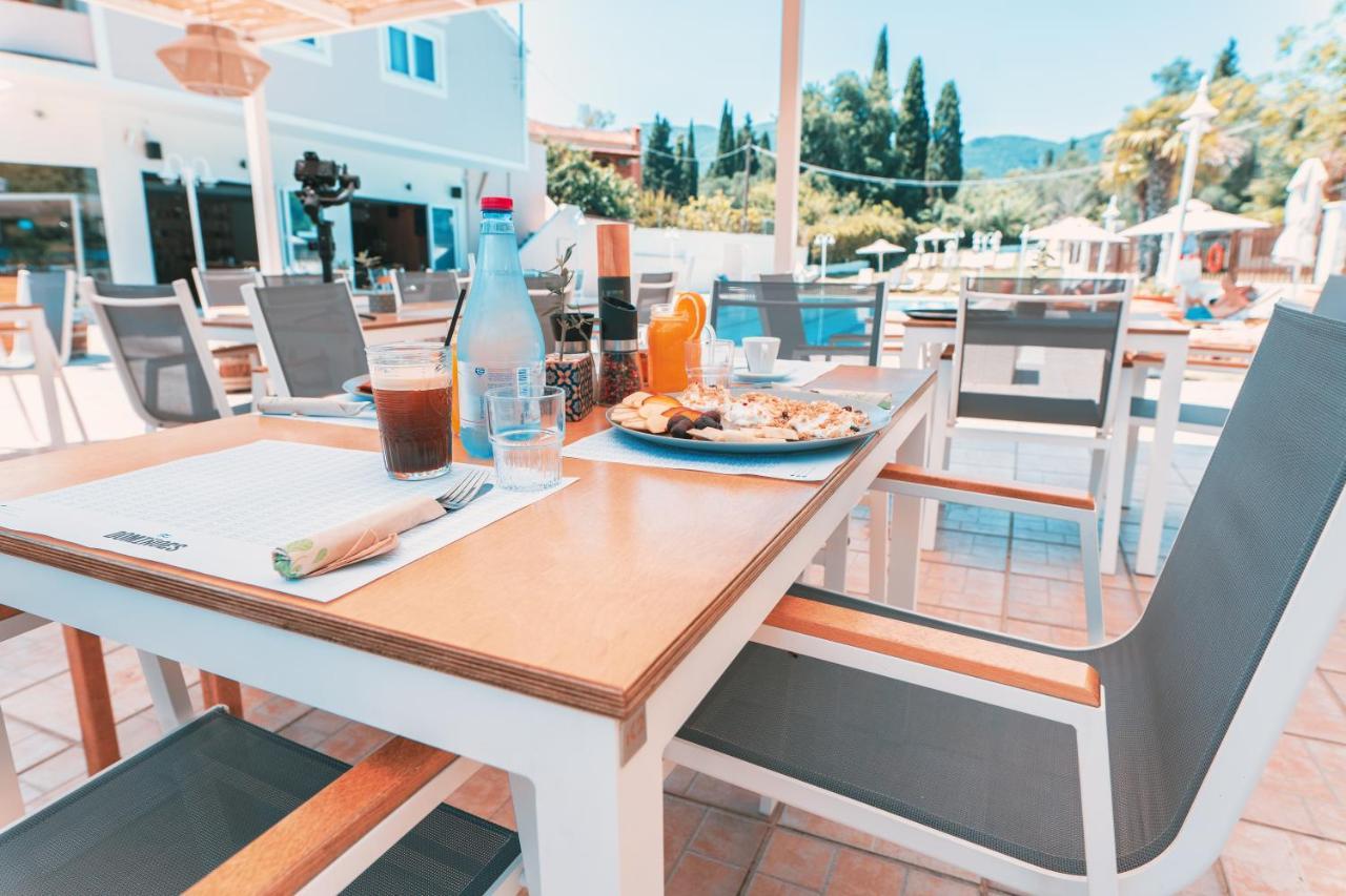 Aparthotel Dominoes Corfu Ipsos Esterno foto